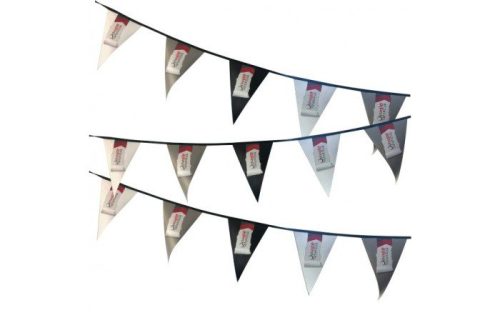 Printed bunting flags