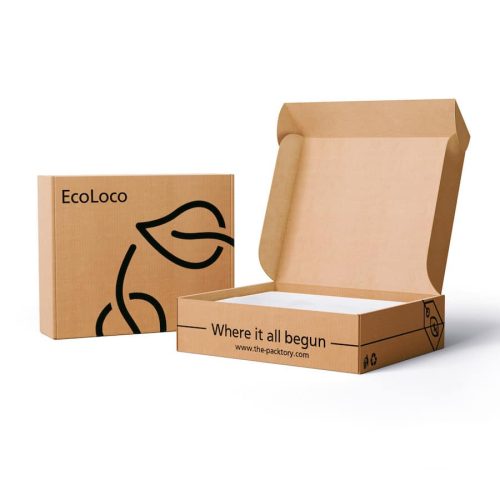 Custom Printed Kraft Shipper Boxes