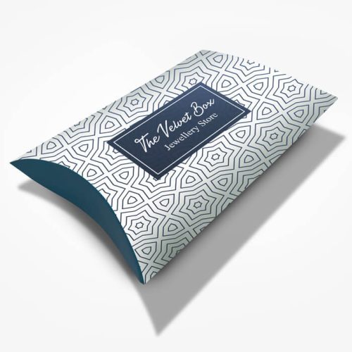 Custom Printed White Pillow Boxes