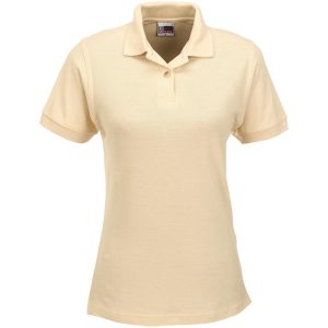 Ladies Boston Golf Shirt - Khaki- Khaki