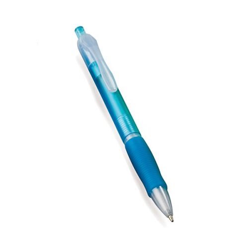 Turquoise Grippy Ballpoint Pen