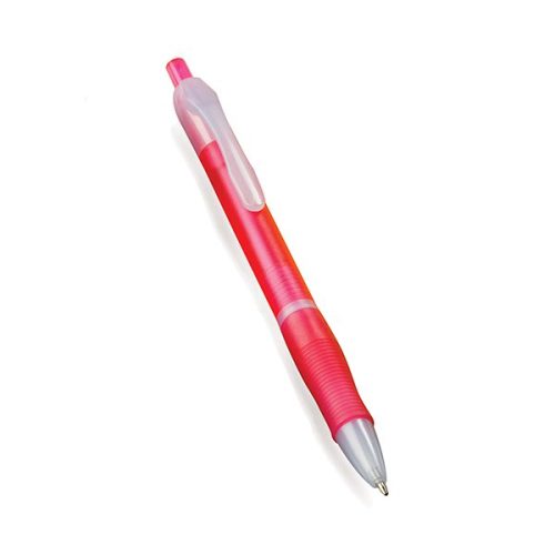 Pink Grippy Ballpoint Pen