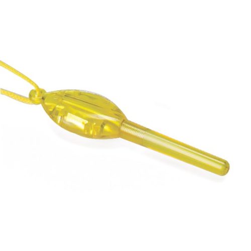 Yellow Oval Neck Pen