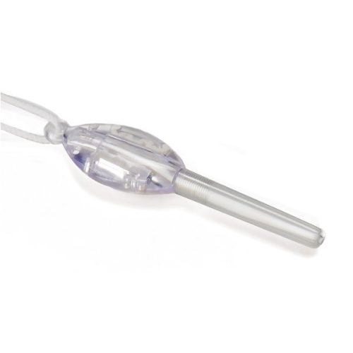 Clear Oval Neck Pen