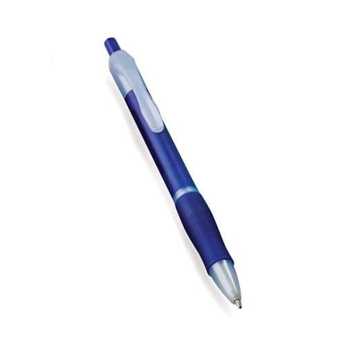 Blue Grippy Ballpoint Pen