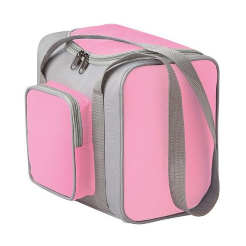 Grey & Pink Snack Pack Cooler