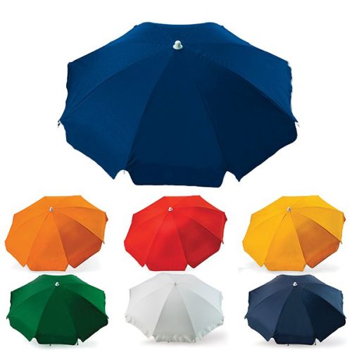 Yellow A 8 Panel Beach Umbrella - Custom Branded Corporate Gifts
