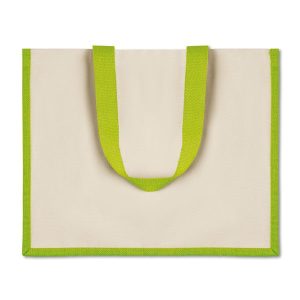 Lime Campo Jute Tote