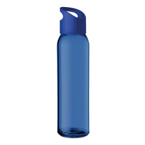 Blue Praga Glass Bottle