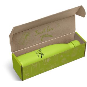 Wahoo Bottle in Bianca Custom Gift Box - Lime- Lime