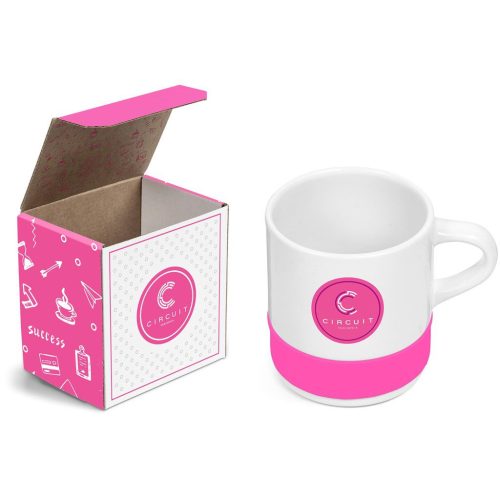 Kaleido Mug in Megan Custom Gift Box- Black