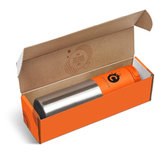 Orange Typhoon Tumbler in Megan Custom Gift Box