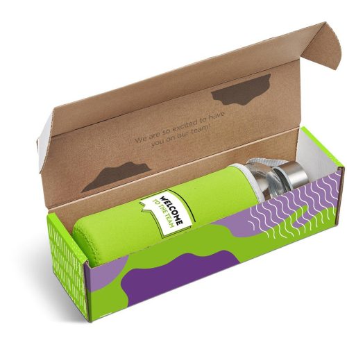 Lime Neo Bottle in Megan Custom Gift Box
