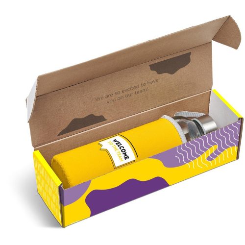 Yellow Neo Bottle in Megan Custom Gift Box