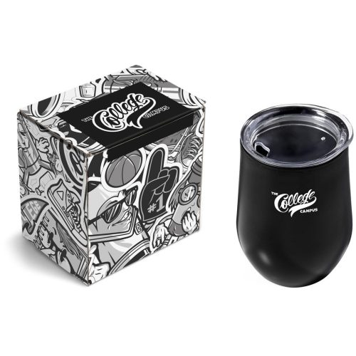 Black Serendipio Madison Cup in Megan Custom Gift Box