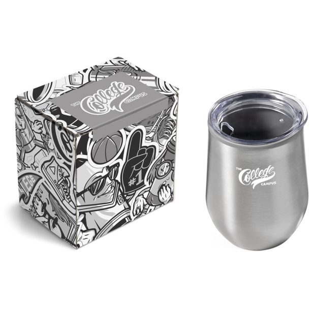 Silver Serendipio Madison Cup in Megan Custom Gift Box