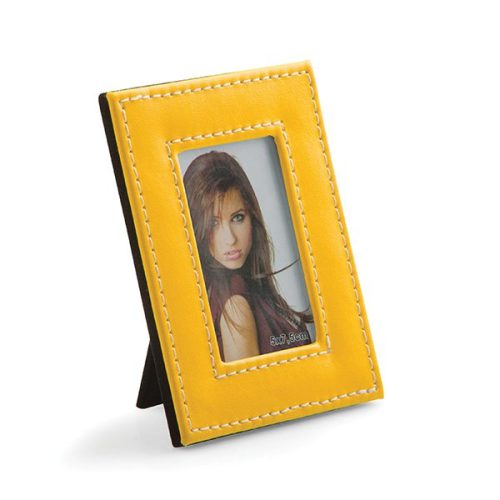 Yellow Small PU Photo frame