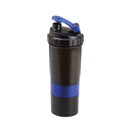 Blue Jogger Compartment Lunch Shaker
