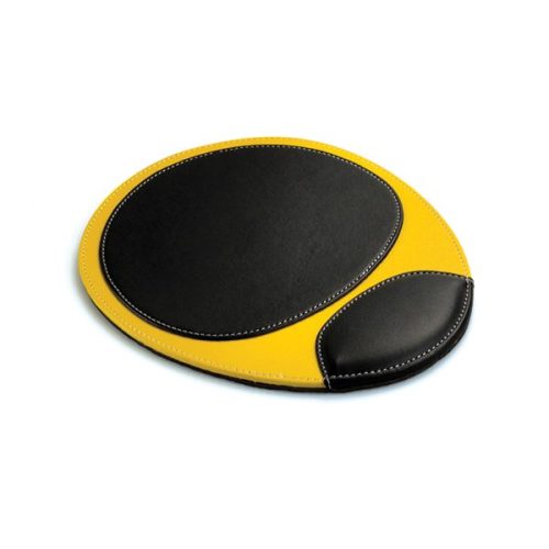 Yellow Oval Koskin Mousepad