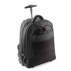 Black Kumon Laptop Trolley Backpack