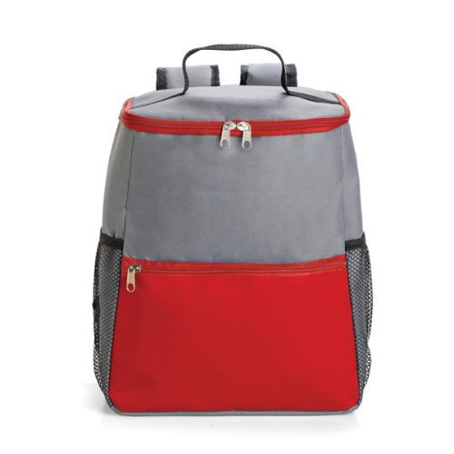 Red A 2 Tone Backpack Cooler Bag