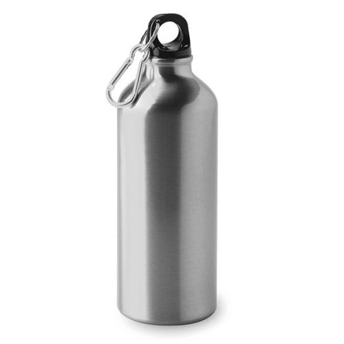 Silver Fine Society Water Bottle - Custom Branded Corporate Gifts