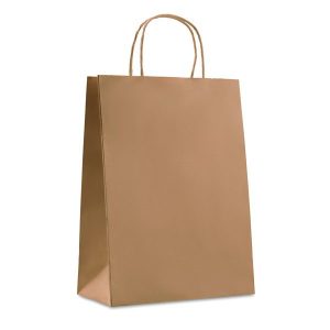 Beige Large Paper Bag