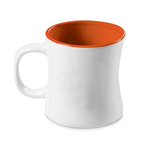 Orange Tricolour Mug