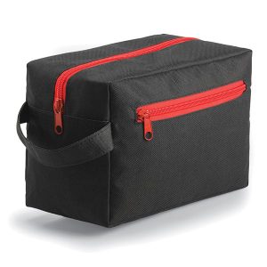 Red Compact Toiletry Bag