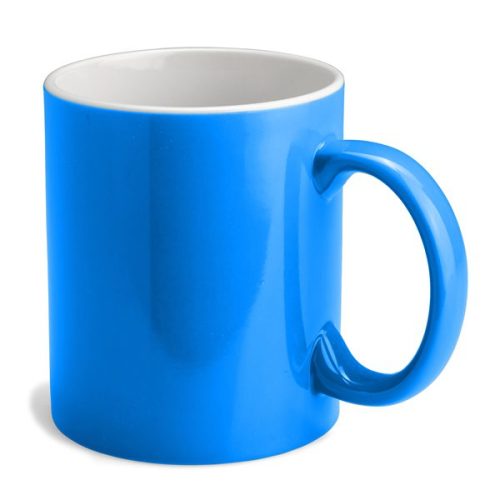 Cyan 2 Tone Ceramic Mug - Custom Branded Corporate Gifts