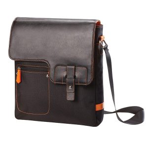 Black & Orange Trendy Satchel Bag