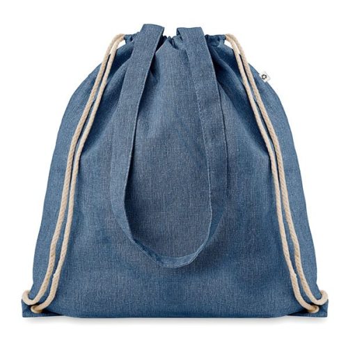 Blue Cotton String & Shopper Bag