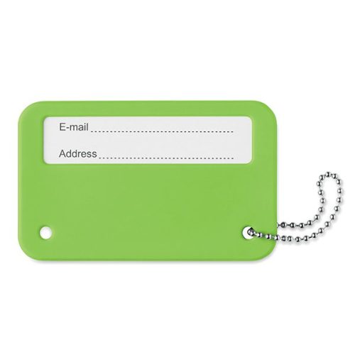 Lime Travel Identity Tag - Custom Branded Corporate Gifts