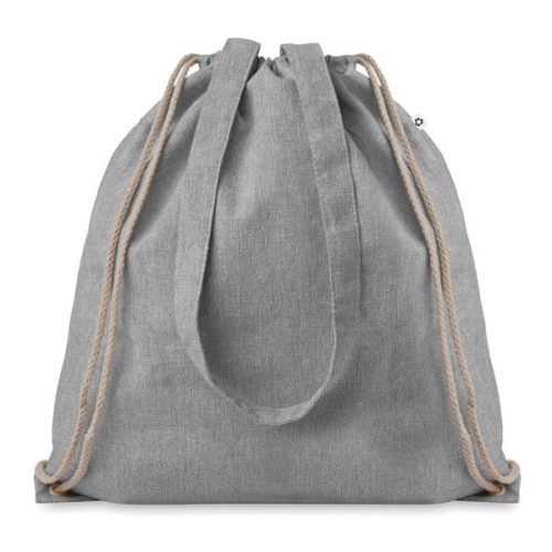 Grey Cotton String & Shopper Bag