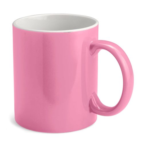 Pink 2 Tone Ceramic Mug - Custom Branded Corporate Gifts