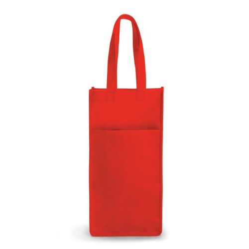 Red Napa Double Bottle Carry Bag