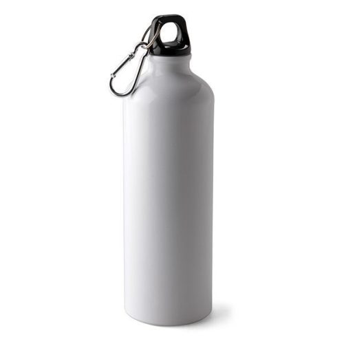 White Fine Society Water Bottle - Custom Branded Corporate Gifts