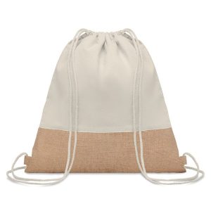 Natural Cotton Jute String Bag