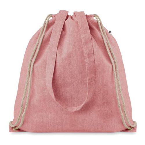 Pink Cotton String & Shopper Bag