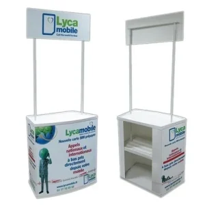 Custom Branded Promotional Table with Header