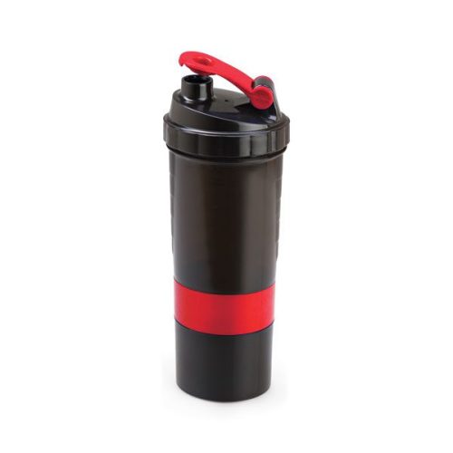 Red Jogger Compartment Lunch Shaker