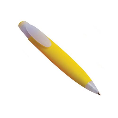 Yellow Big Brand Ballpoint Pen