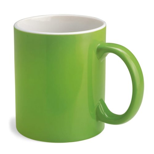 Lime 2 Tone Ceramic Mug - Custom Branded Corporate Gifts