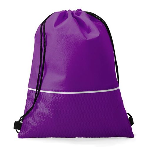 Purple Ridge Drawstring Bag