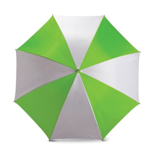 White & Lime 8 Panel Golf Umbrella