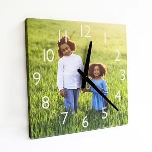 Custom Printed Canvas Clock