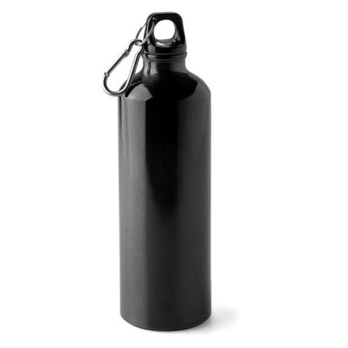 Black Fine Society Water Bottle - Custom Branded Corporate Gifts