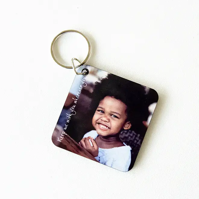 Buy Wooden Key Chain Personalized With Photo Online at Best Price | Od