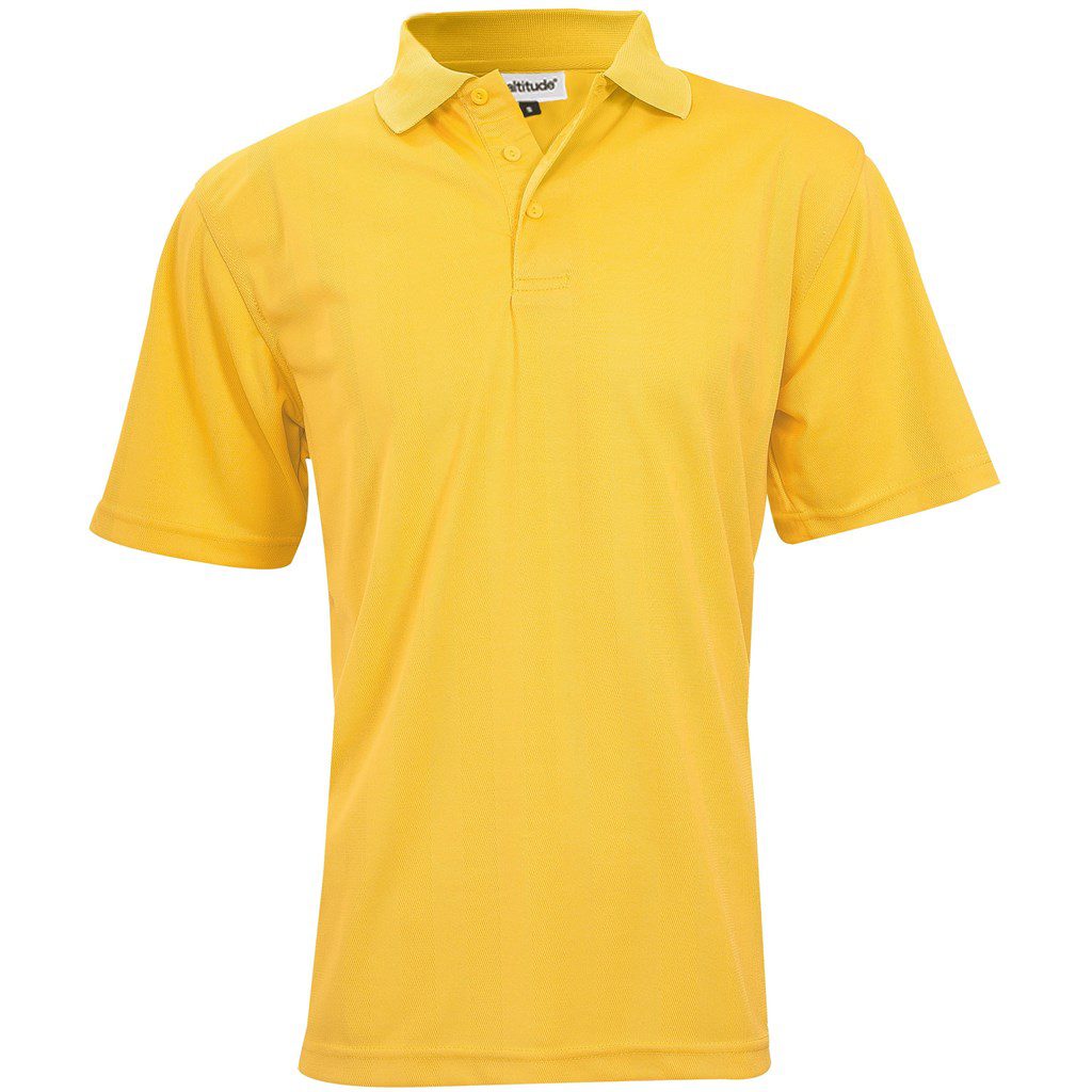 Mens Barcelona Golf Shirt - Yellow | Corporate Gifts & Clothing | Printex