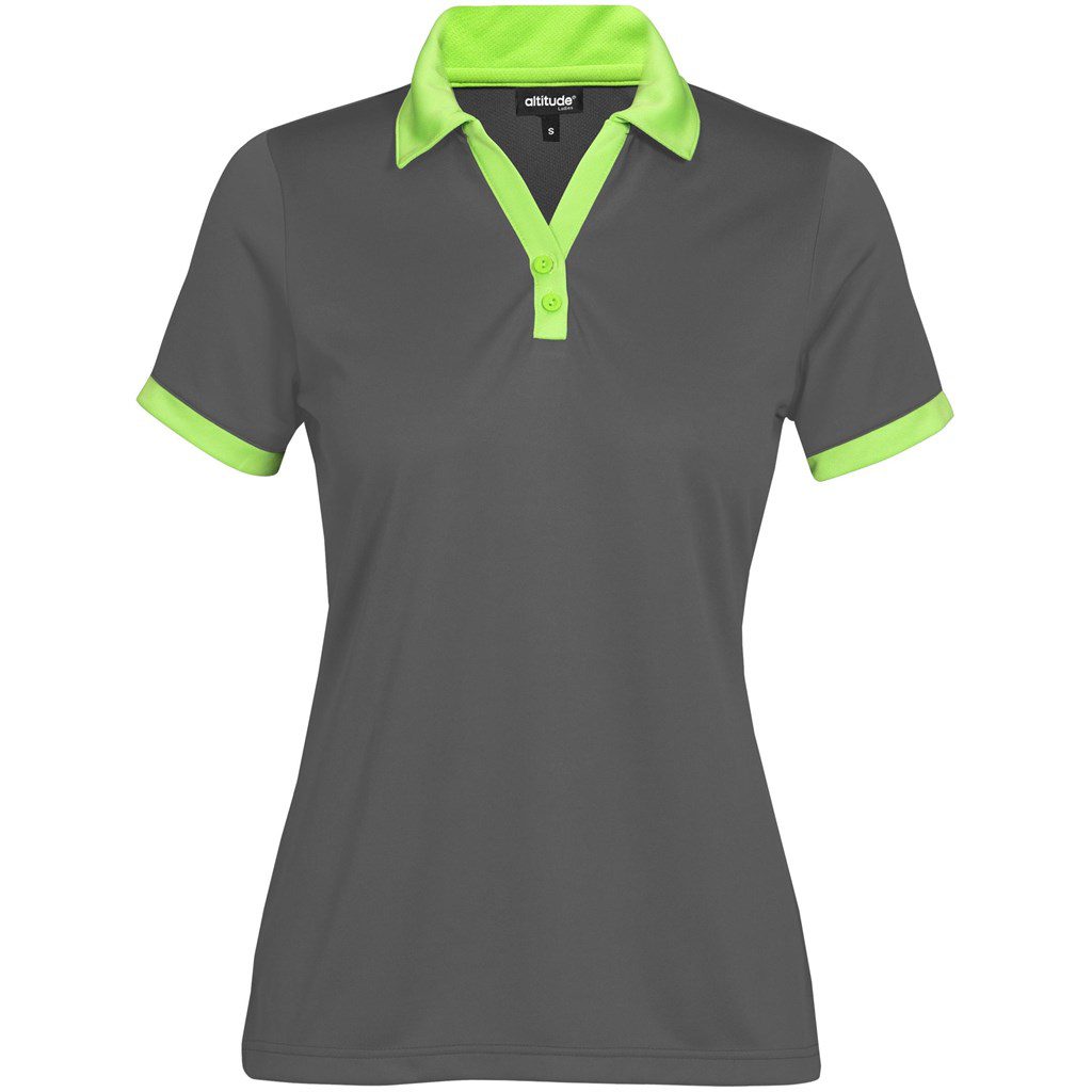 Ladies Bridgewater Golf Shirt  - Lime- Lime